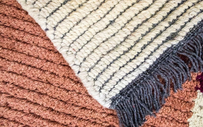 Alfombra de Nepal - 140 x 70 cm - multicolor