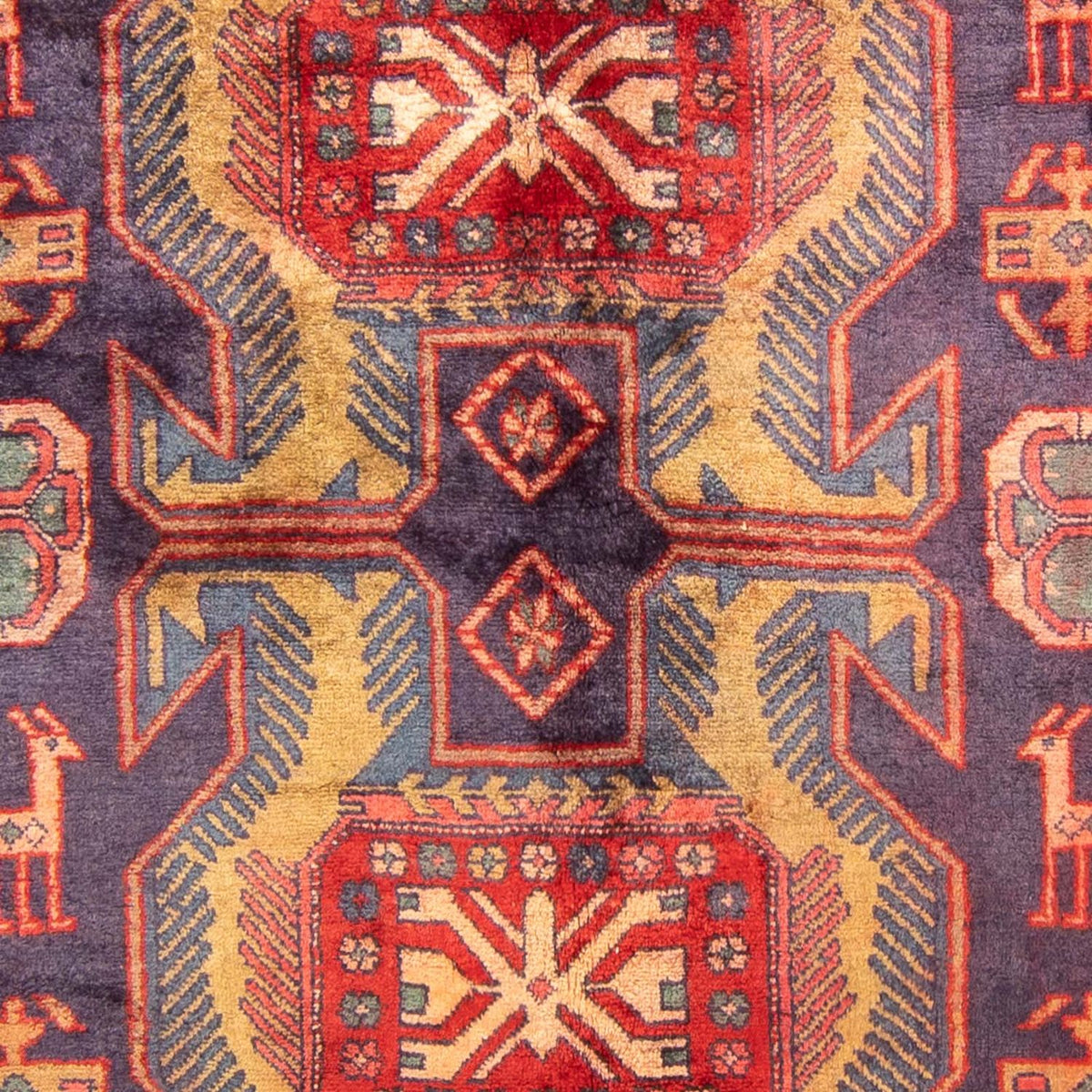 Alfombra de pasillo Alfombra persa - Nómada - 298 x 148 cm - rojo