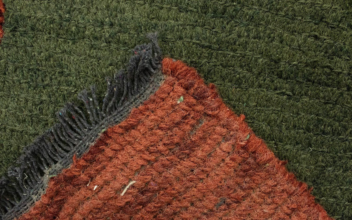 Alfombra de Nepal - 140 x 70 cm - verde