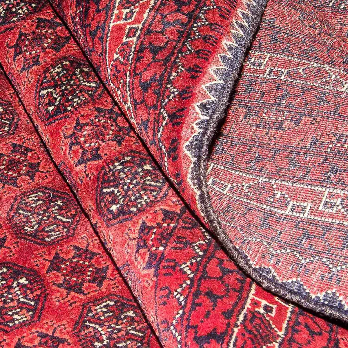 Alfombra afgana - Bukhara - 299 x 195 cm - rojo