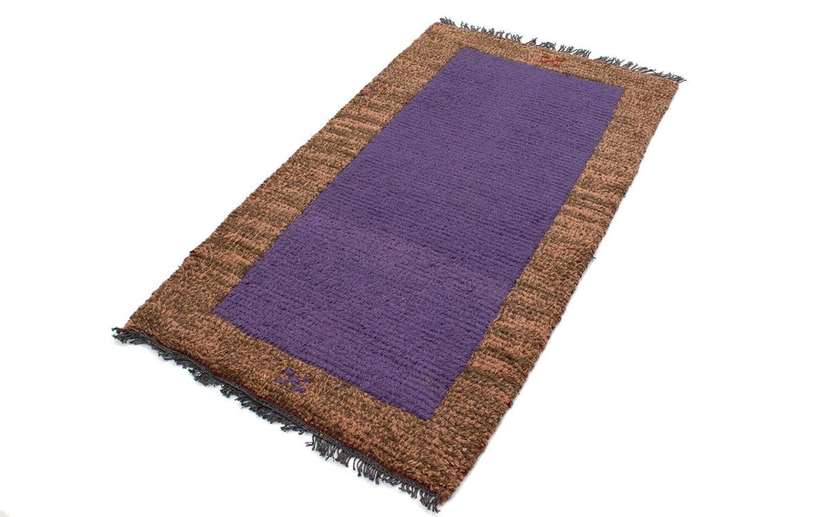Alfombra de Nepal - 140 x 70 cm - púrpura