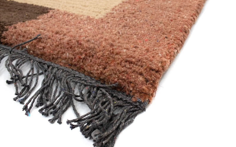 Alfombra de Nepal - 140 x 70 cm - marrón claro