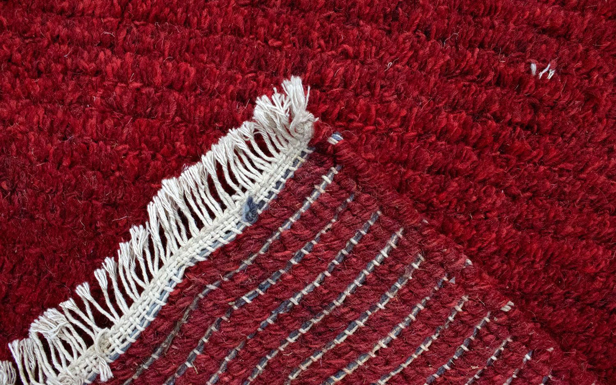 Alfombra de Nepal - 140 x 70 cm - rojo