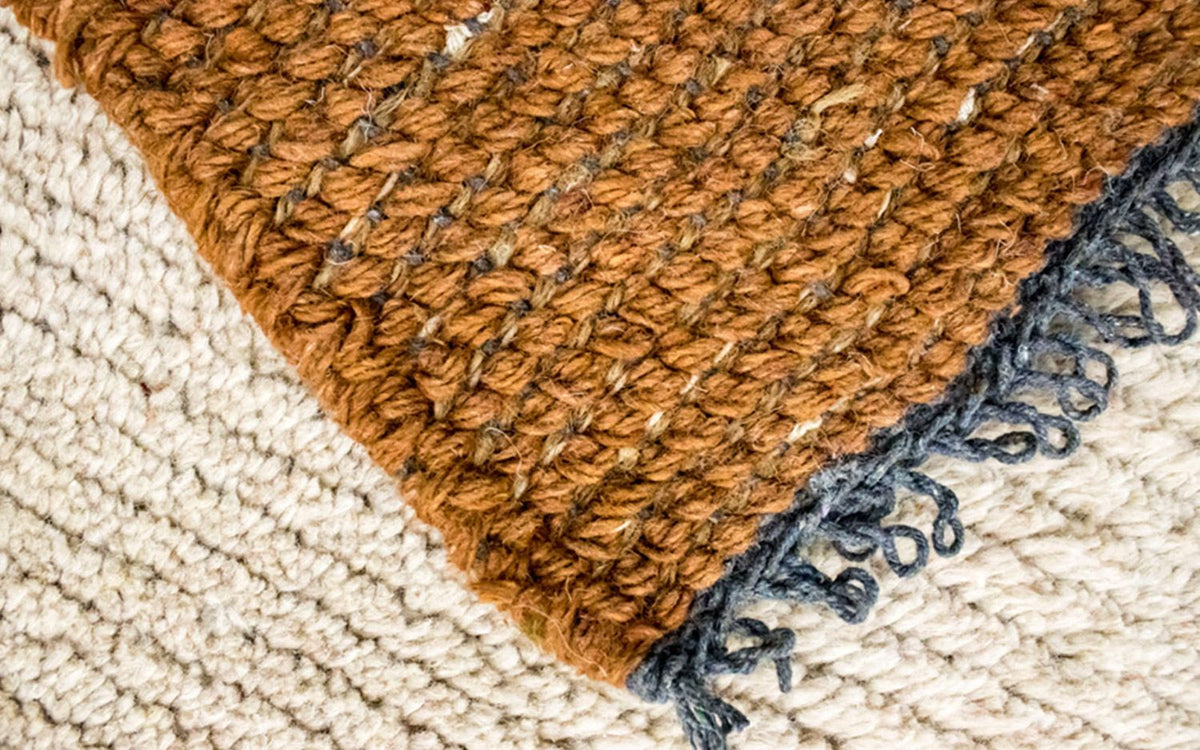 Alfombra de Nepal - 140 x 70 cm - beige