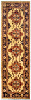 Alfombra de pasillo Alfombra afgana - Hatschlu - 283 x 86 cm - beige