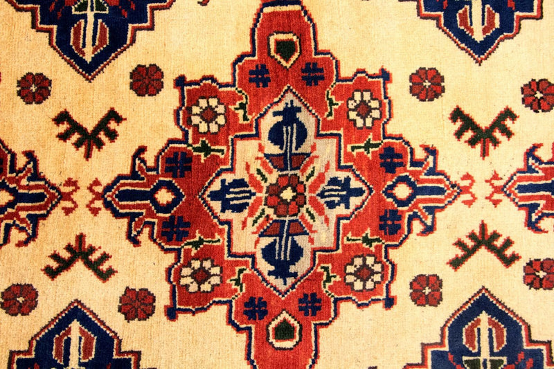 Alfombra de pasillo Alfombra afgana - Hatschlu - 283 x 86 cm - beige