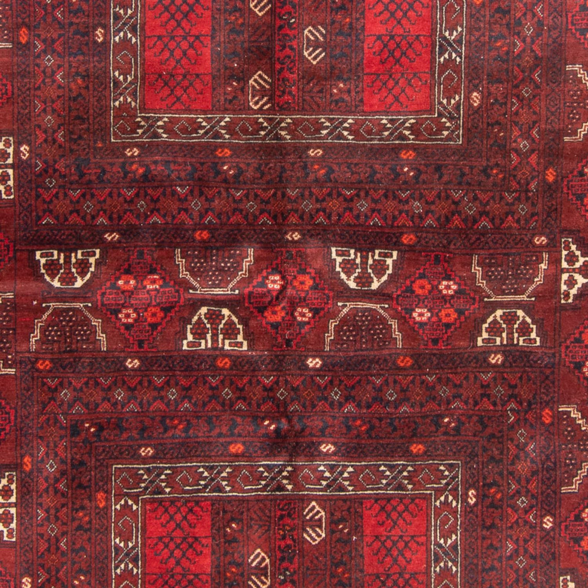 Alfombra Turkaman - 240 x 160 cm - rojo