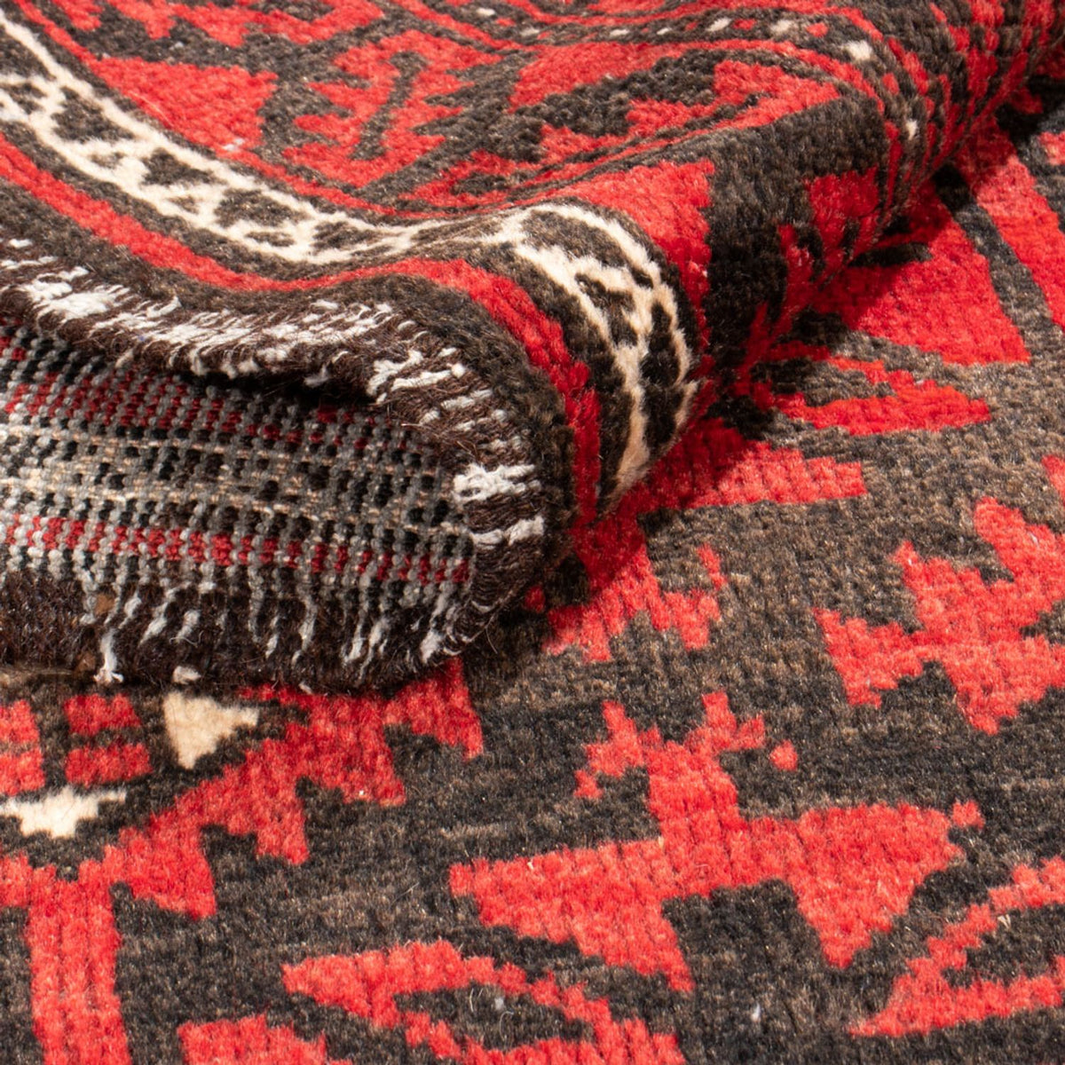 Alfombra de pasillo Alfombra Belutsch - 210 x 110 cm - rojo