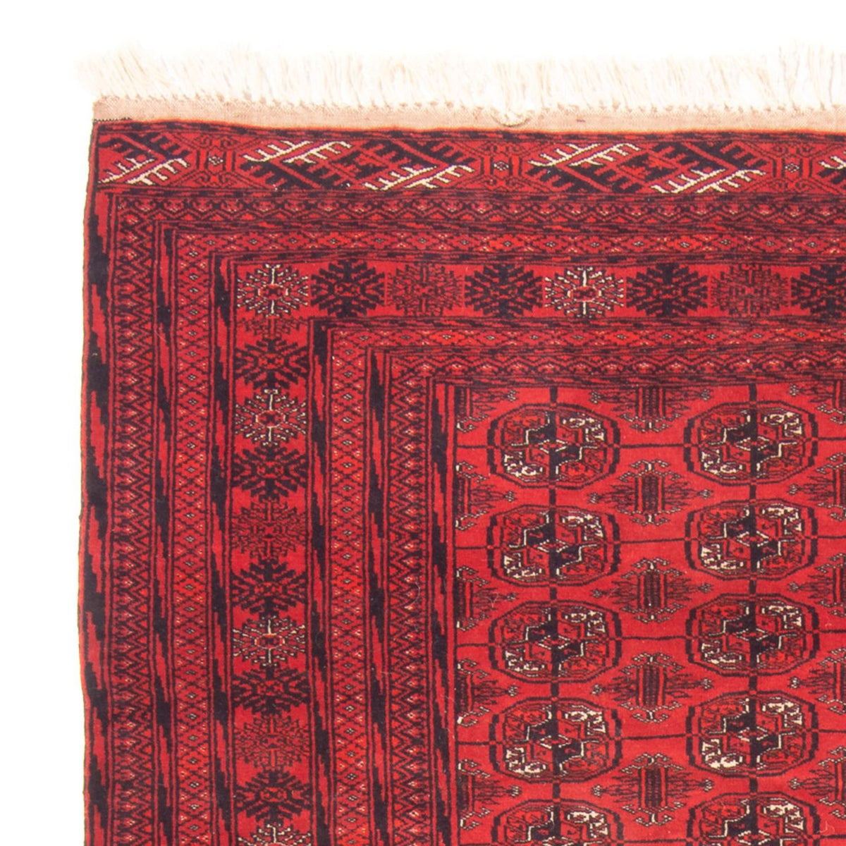 Alfombra Turkaman - 168 x 124 cm - rojo