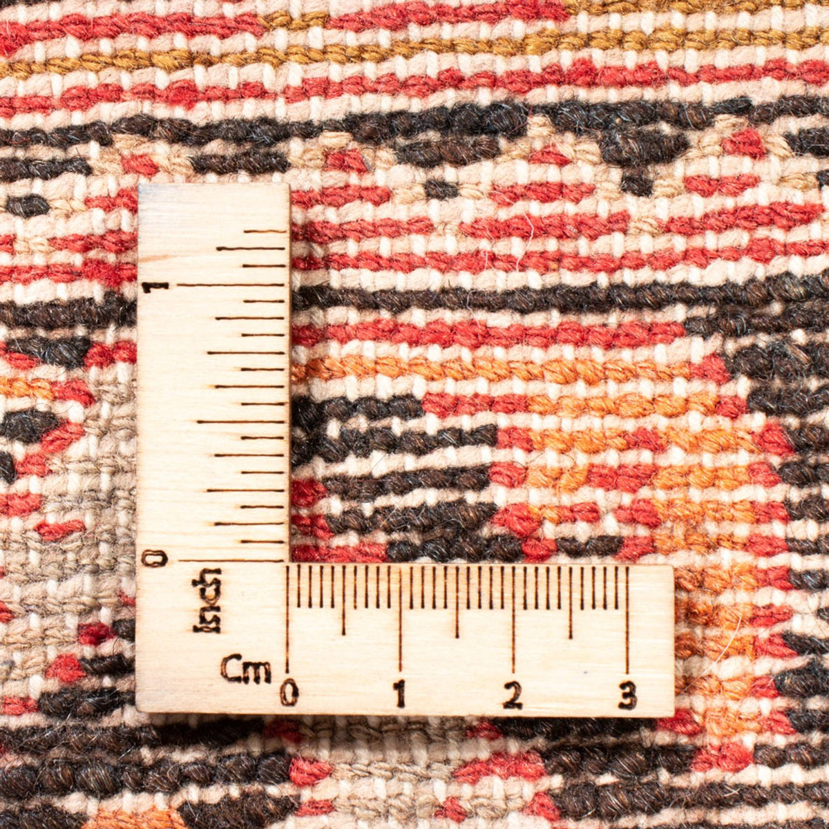 Alfombra persa - Nómada - 139 x 110 cm - salmón