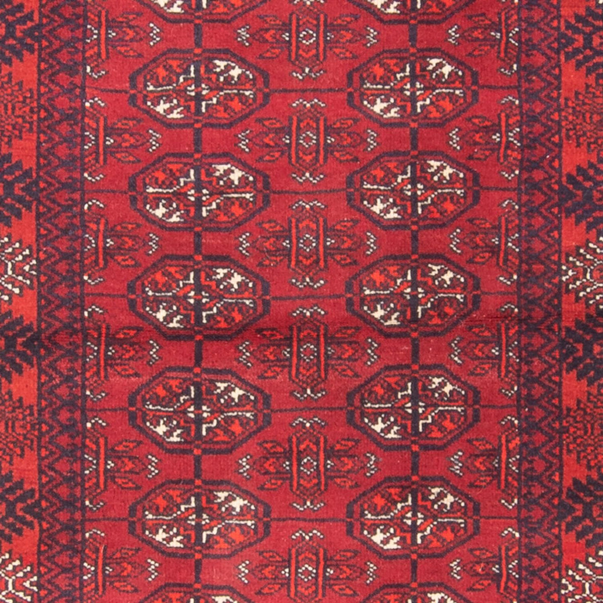 Alfombra de pasillo Alfombra Turkaman - 194 x 74 cm - rojo
