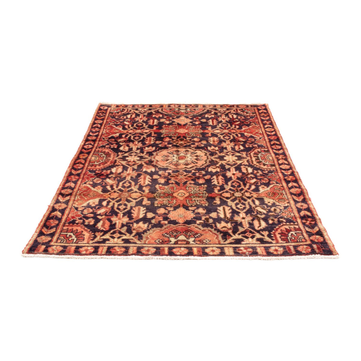 Alfombra persa - Nómada - 208 x 137 cm - azul oscuro