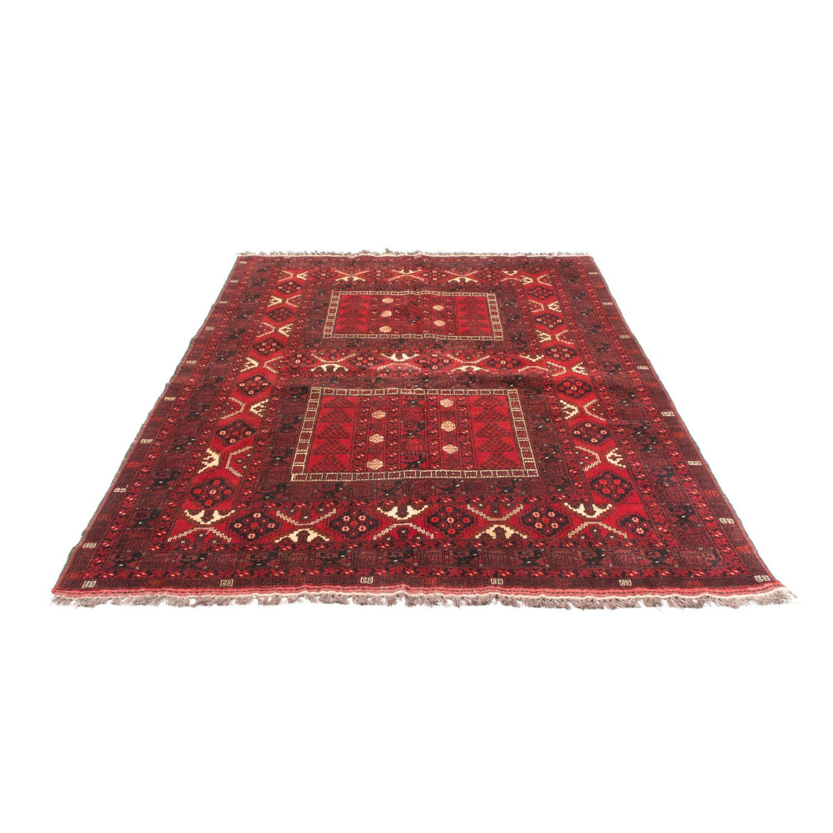 Alfombra Turkaman - 244 x 158 cm - rojo