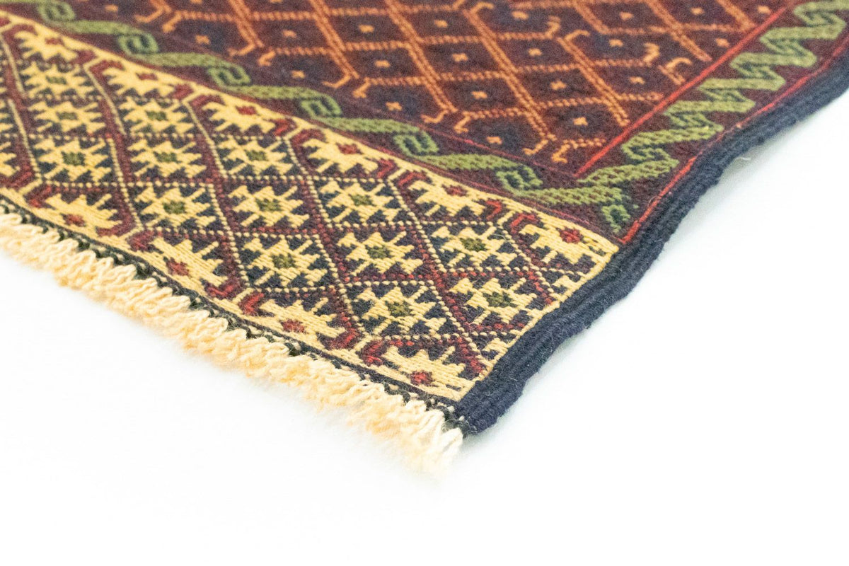 Alfombra de pasillo Alfombra Kelim - Oriental - 188 x 85 cm - naranja