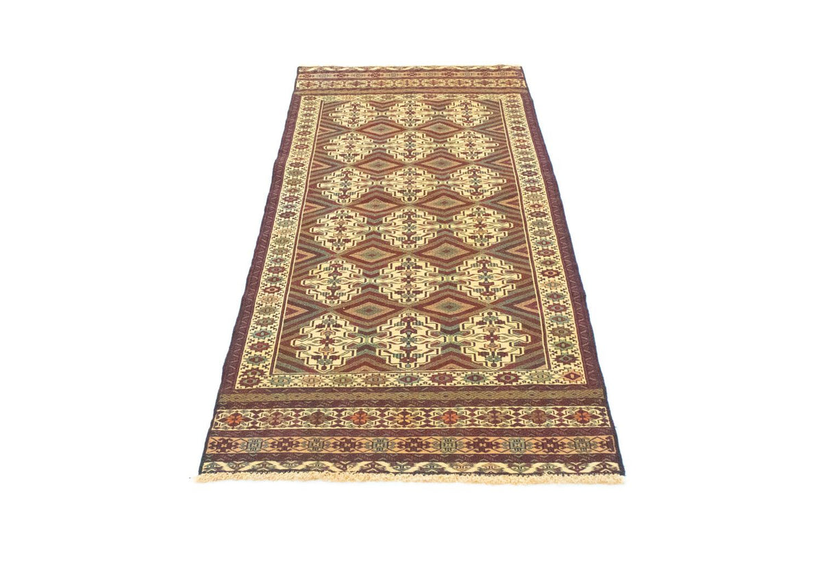Alfombra de pasillo Alfombra Kelim - Oriental - 184 x 72 cm - beige
