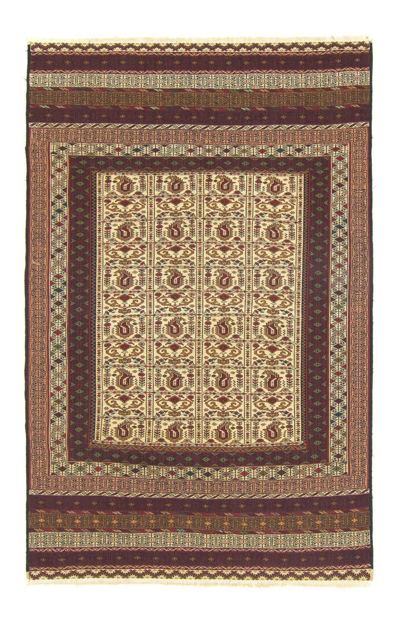 Alfombra Kelim - Oriental - 188 x 121 cm - marrón