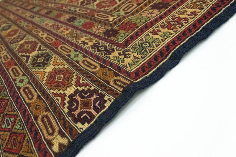 Alfombra Kelim - Oriental - 189 x 130 cm - marrón