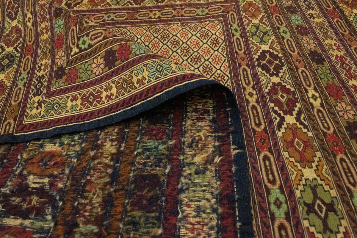 Alfombra Kelim - Oriental - 189 x 130 cm - marrón