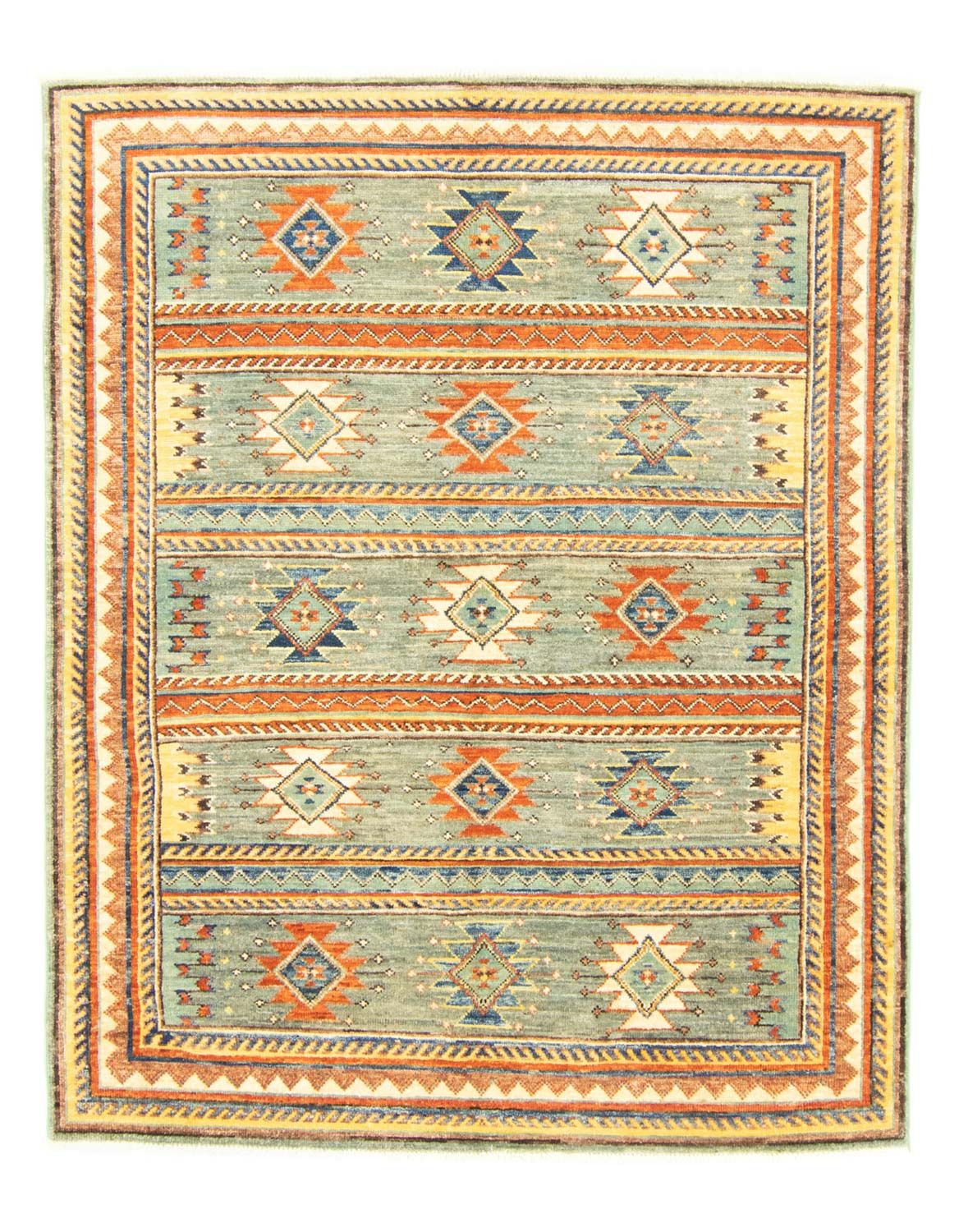Alfombra Ziegler - 182 x 152 cm - naranja