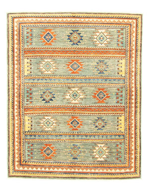 Alfombra Ziegler - 182 x 152 cm - naranja