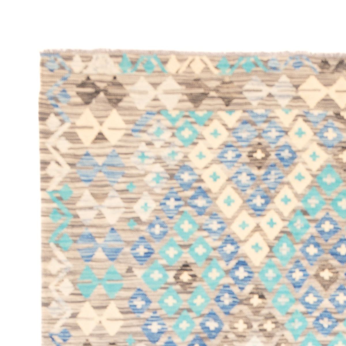 Alfombra Kelim - Splash - 241 x 174 cm - multicolor