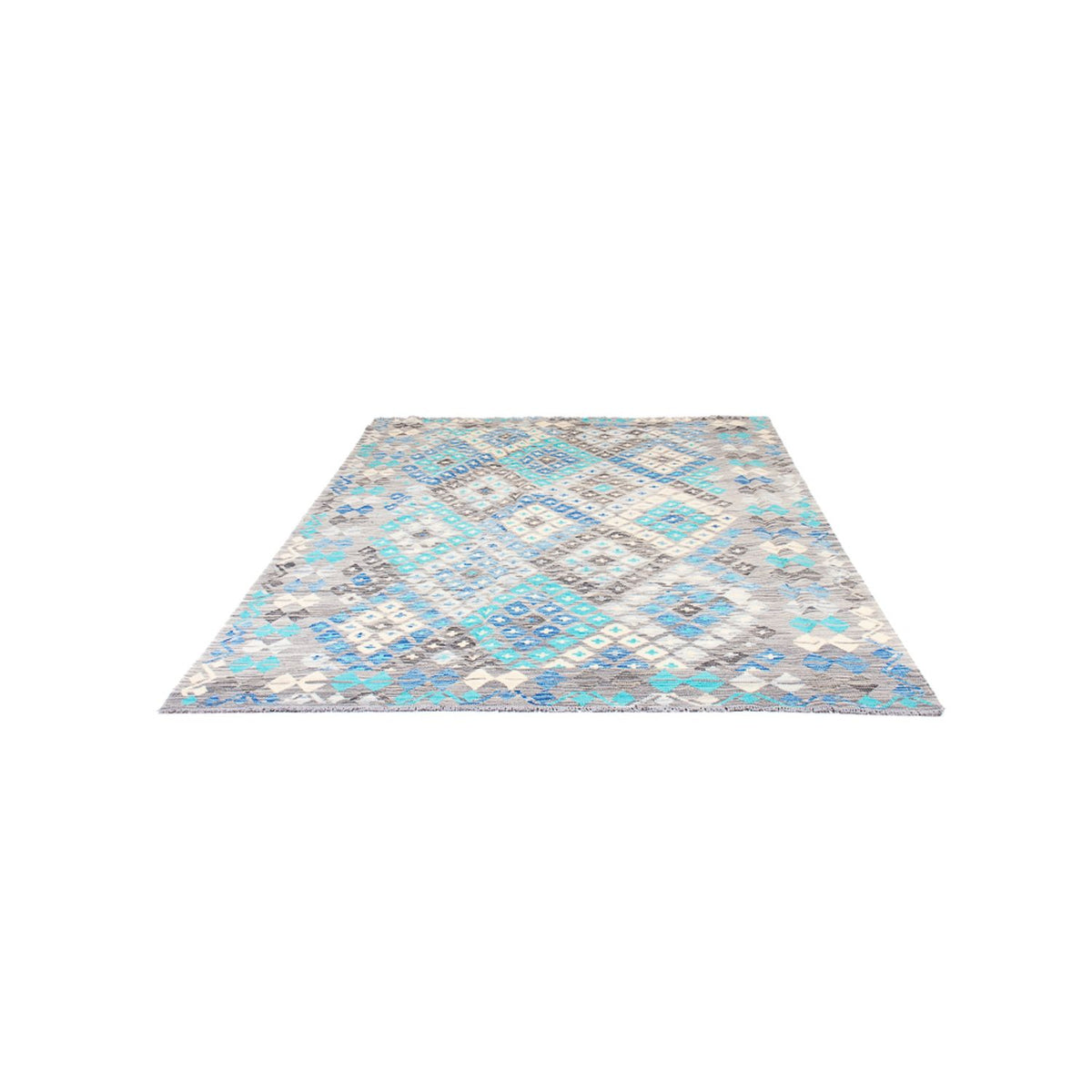 Alfombra Kelim - Splash - 241 x 174 cm - multicolor