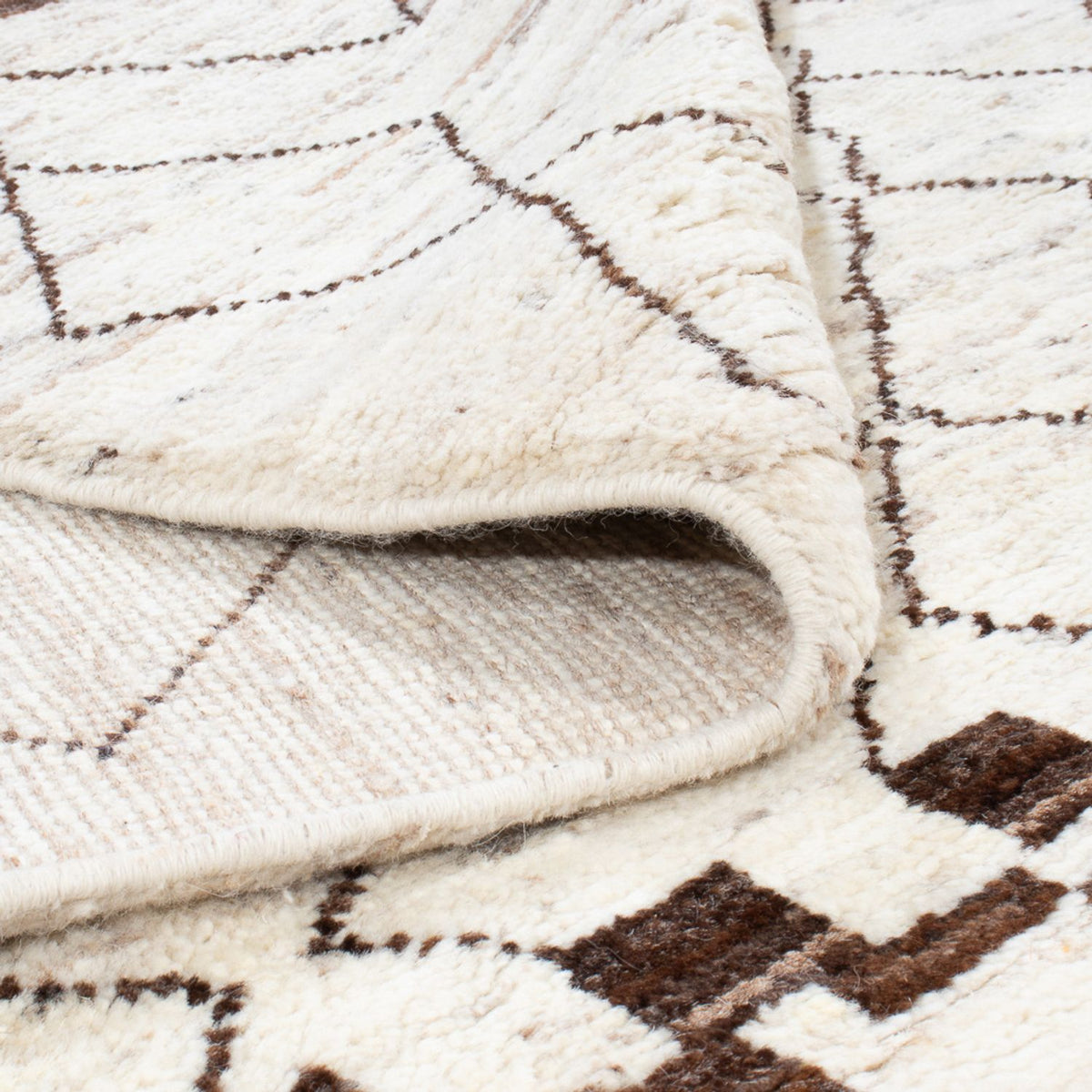 Alfombra bereber - 228 x 156 cm - gris claro