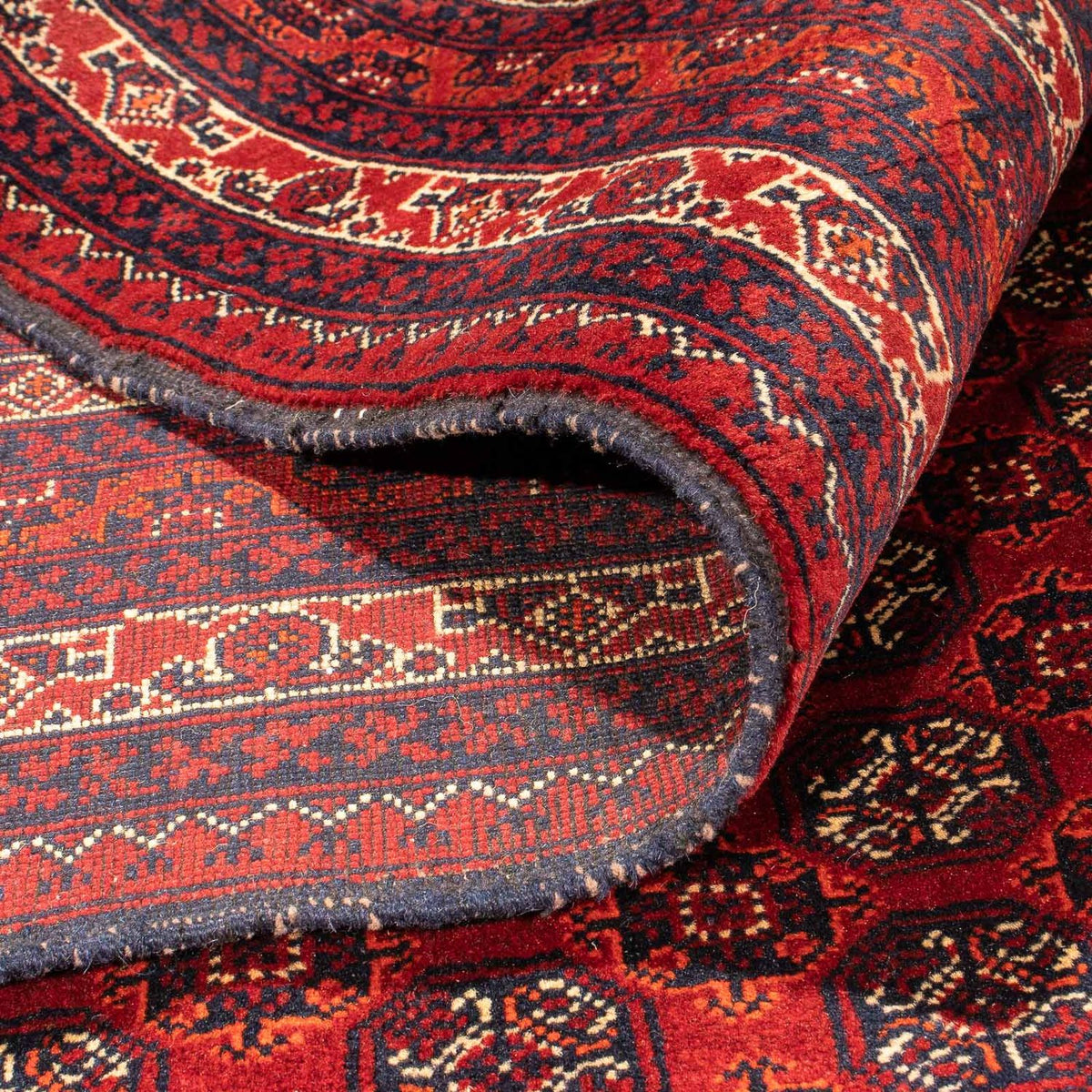 Alfombra afgana - Bukhara - 300 x 200 cm - rojo