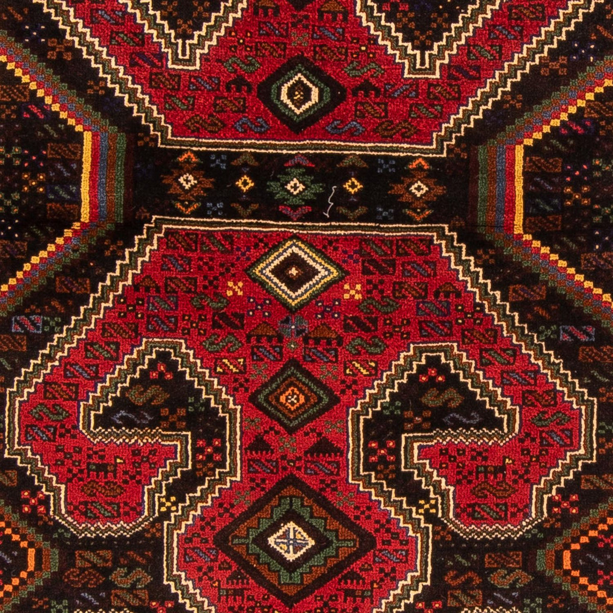 Alfombra de pasillo Alfombra Belutsch - 214 x 115 cm - multicolor