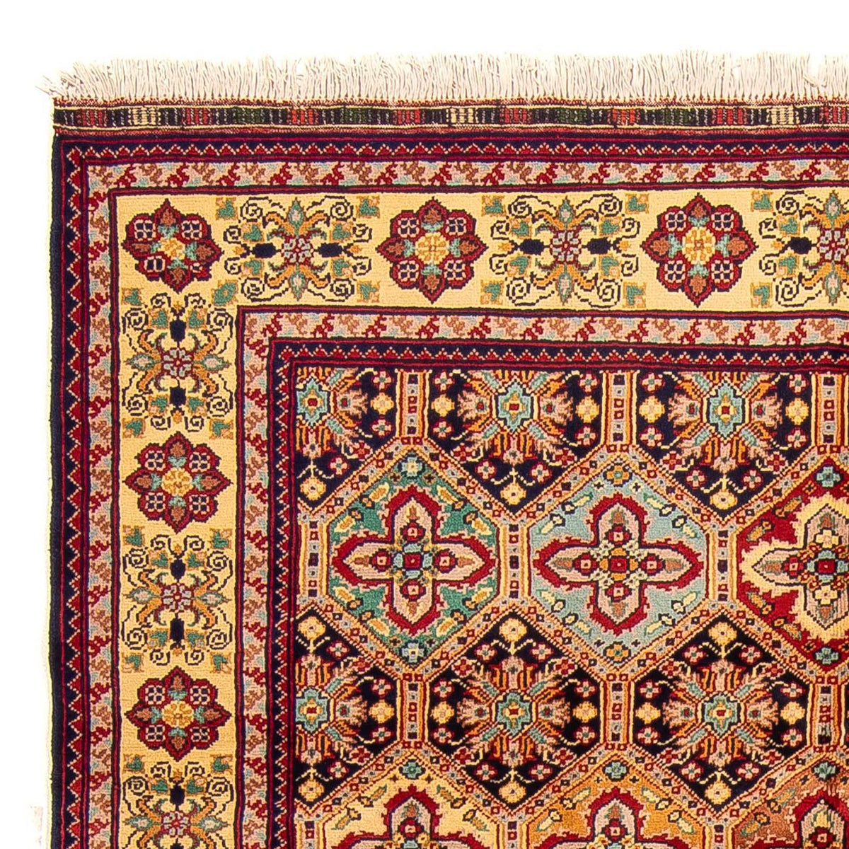 Alfombra afgana - 199 x 153 cm - multicolor