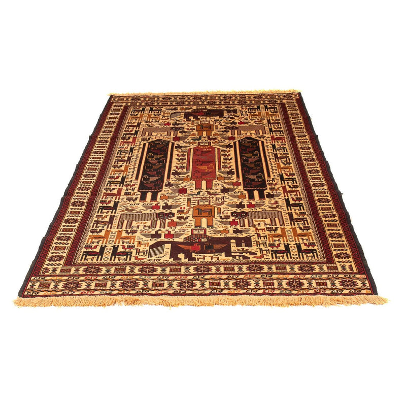 Alfombra Kelim - Oriental - 200 x 122 cm - beige