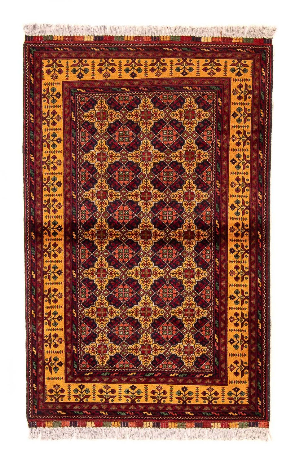 Alfombra de pasillo Alfombra afgana - Bukhara - 208 x 90 cm - multicolor