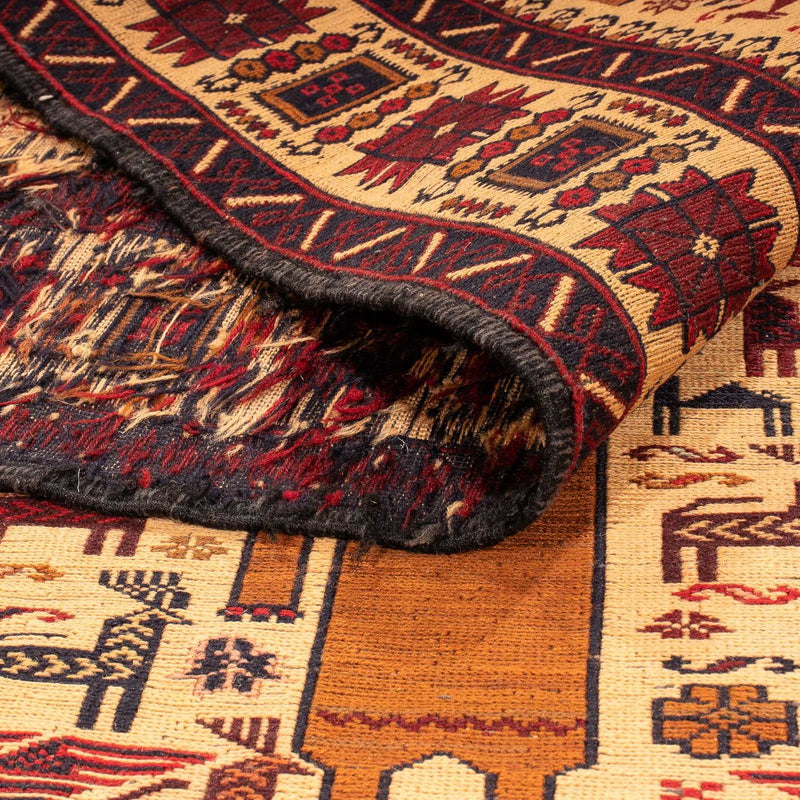 Alfombra Kelim - Oriental - 194 x 124 cm - marrón claro