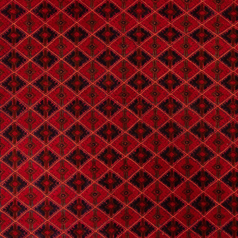 Alfombra afgana - Bukhara - 283 x 208 cm - rojo oscuro