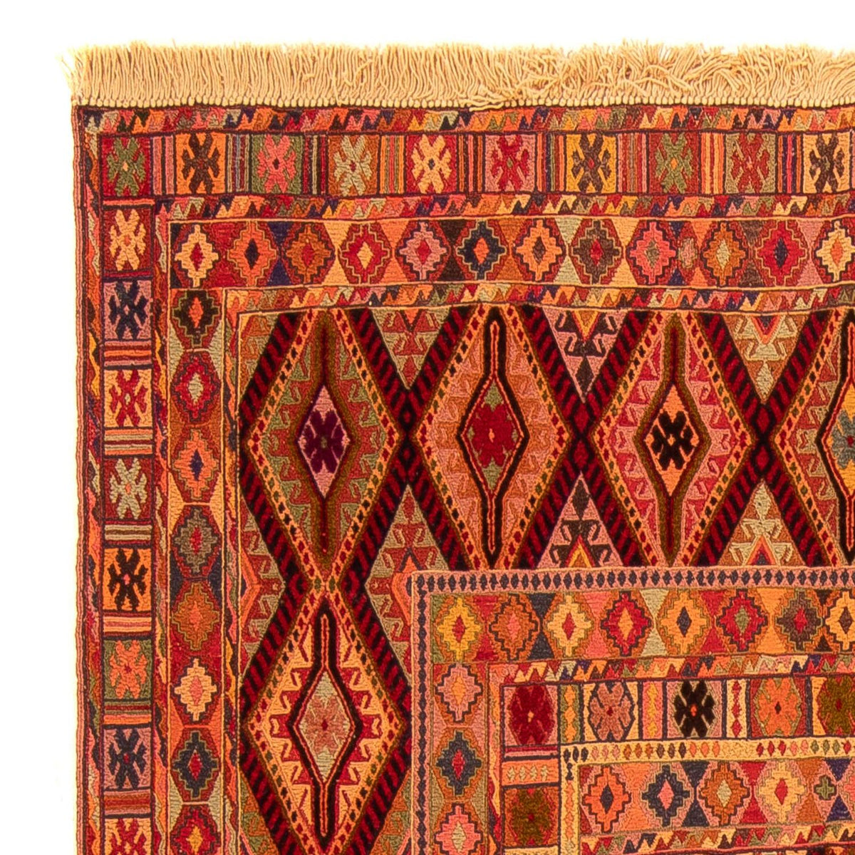 Alfombra Kelim - Oriental - 181 x 147 cm - multicolor