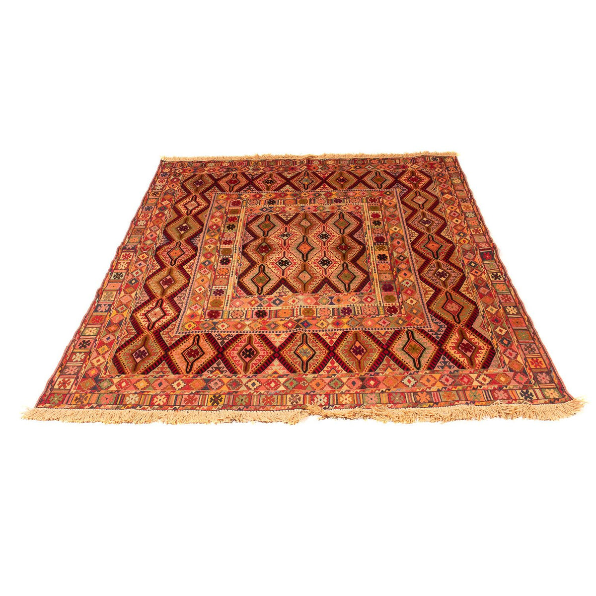 Alfombra Kelim - Oriental - 181 x 147 cm - multicolor