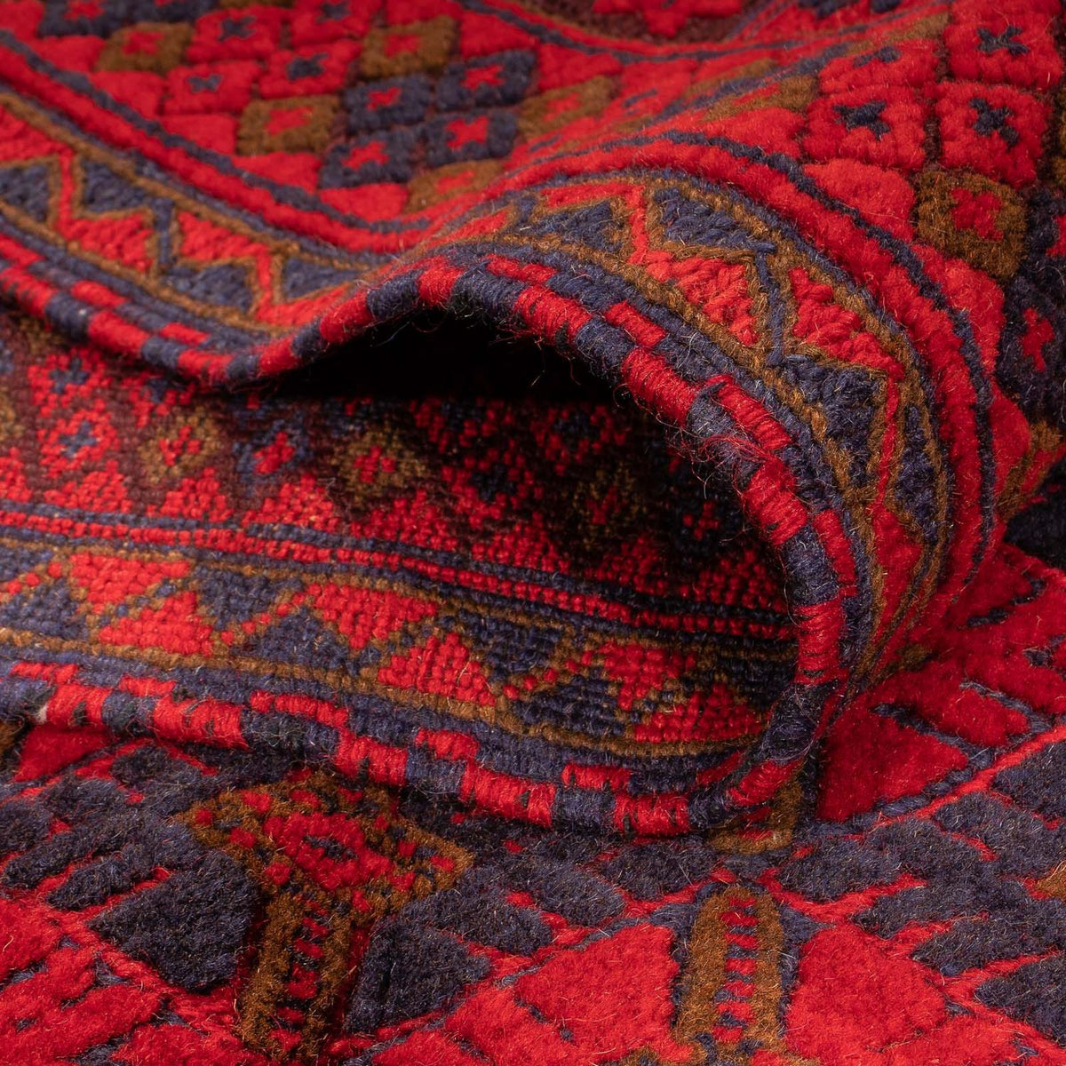 Alfombra Kelim - Oriental - 199 x 141 cm - rojo oscuro