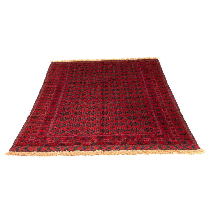 Alfombra Kelim - Oriental - 199 x 141 cm - rojo oscuro