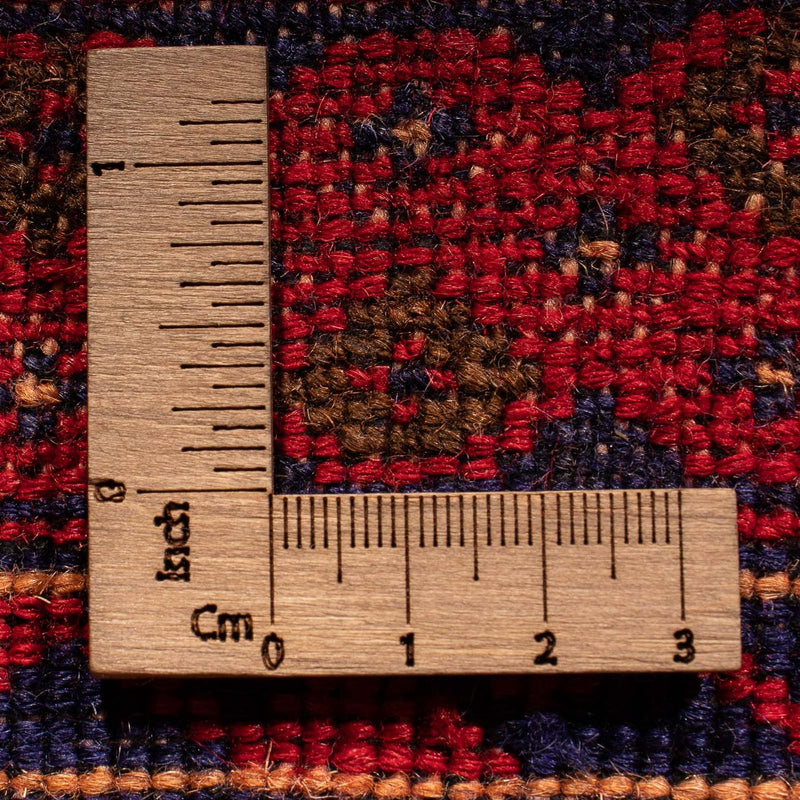 Alfombra Kelim - Oriental - 198 x 151 cm - rojo oscuro