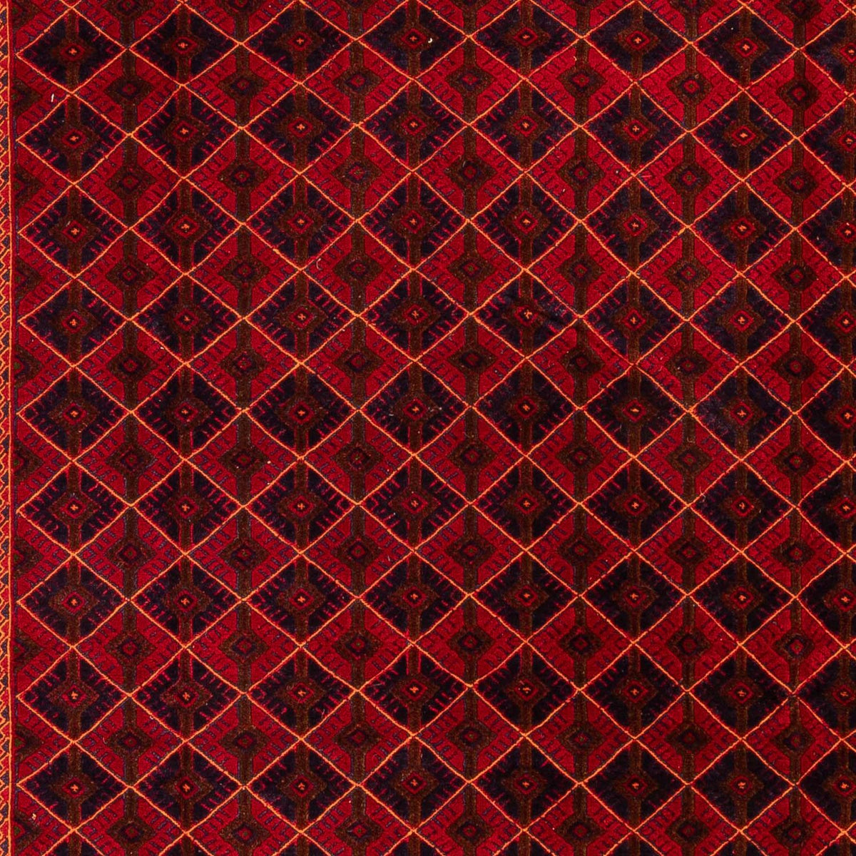 Alfombra Kelim - Oriental - 289 x 205 cm - rojo oscuro