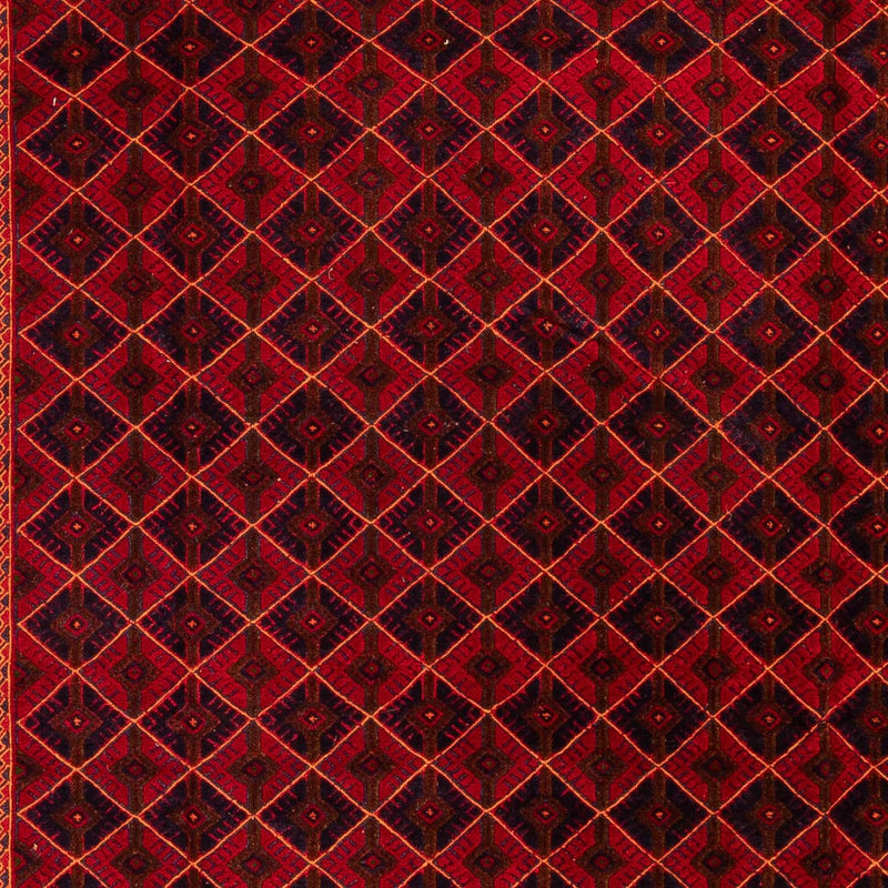 Alfombra Kelim - Oriental - 289 x 205 cm - rojo oscuro