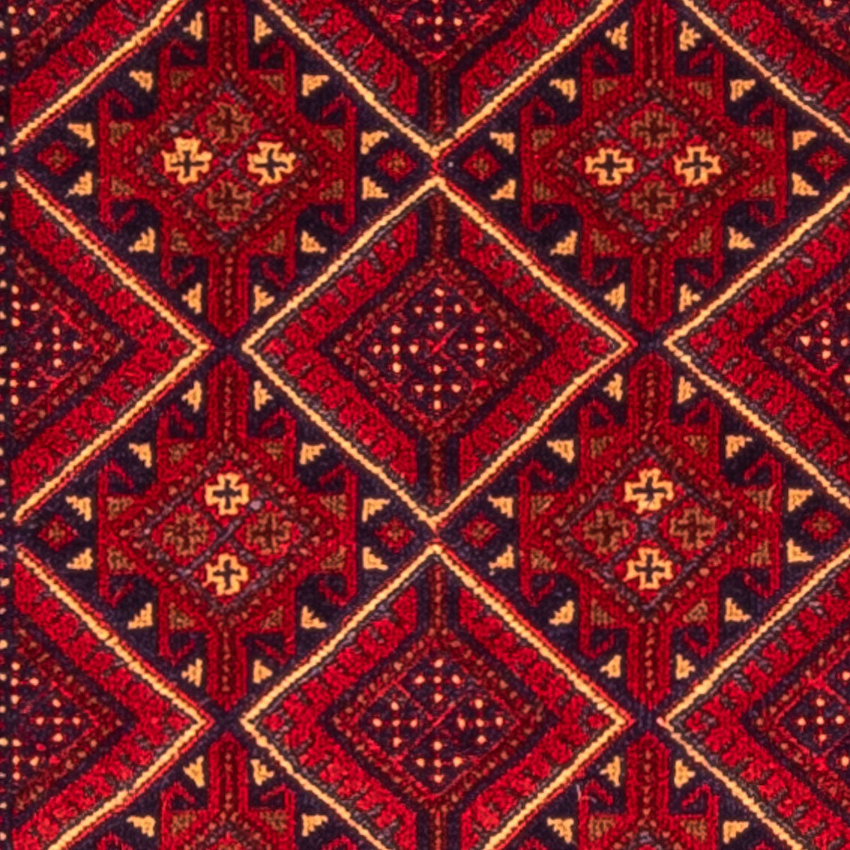 Alfombra de pasillo Alfombra Kelim - Oriental - 279 x 81 cm - rojo oscuro