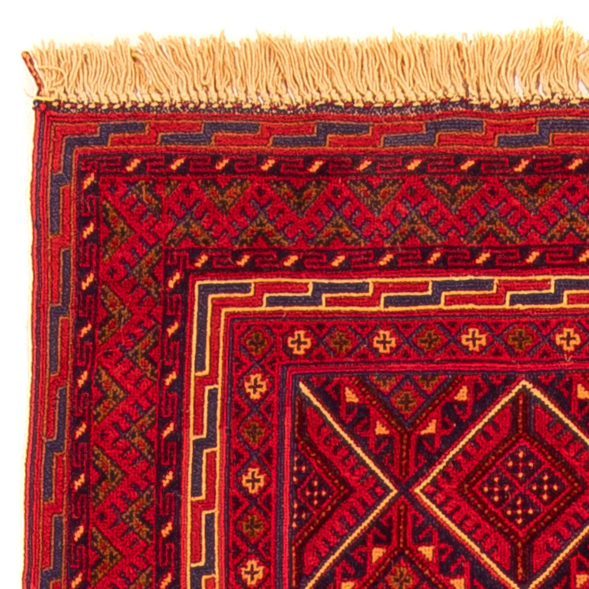 Alfombra de pasillo Alfombra Kelim - Oriental - 280 x 69 cm - rojo oscuro