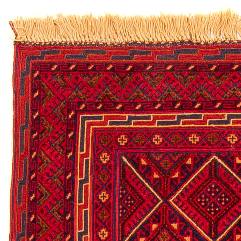 Alfombra de pasillo Alfombra Kelim - Oriental - 280 x 69 cm - rojo oscuro