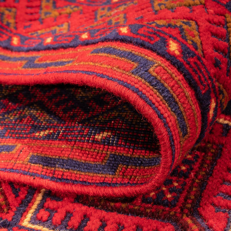 Alfombra de pasillo Alfombra Kelim - Oriental - 280 x 69 cm - rojo oscuro