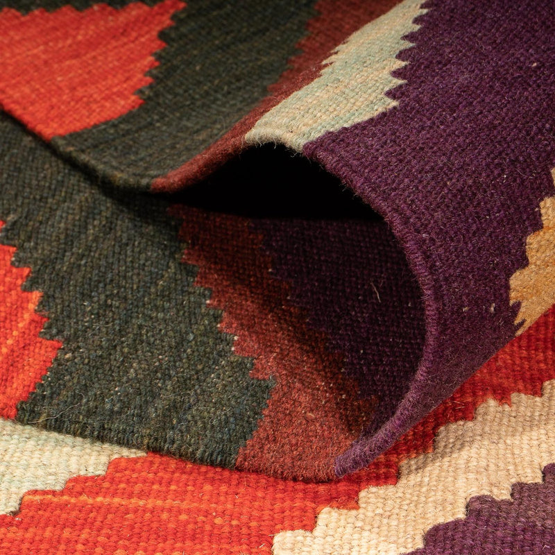 Alfombra Kelim - Splash - 203 x 145 cm - multicolor