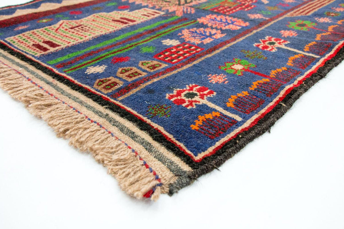 Alfombra Belutsch - 135 x 89 cm - multicolor