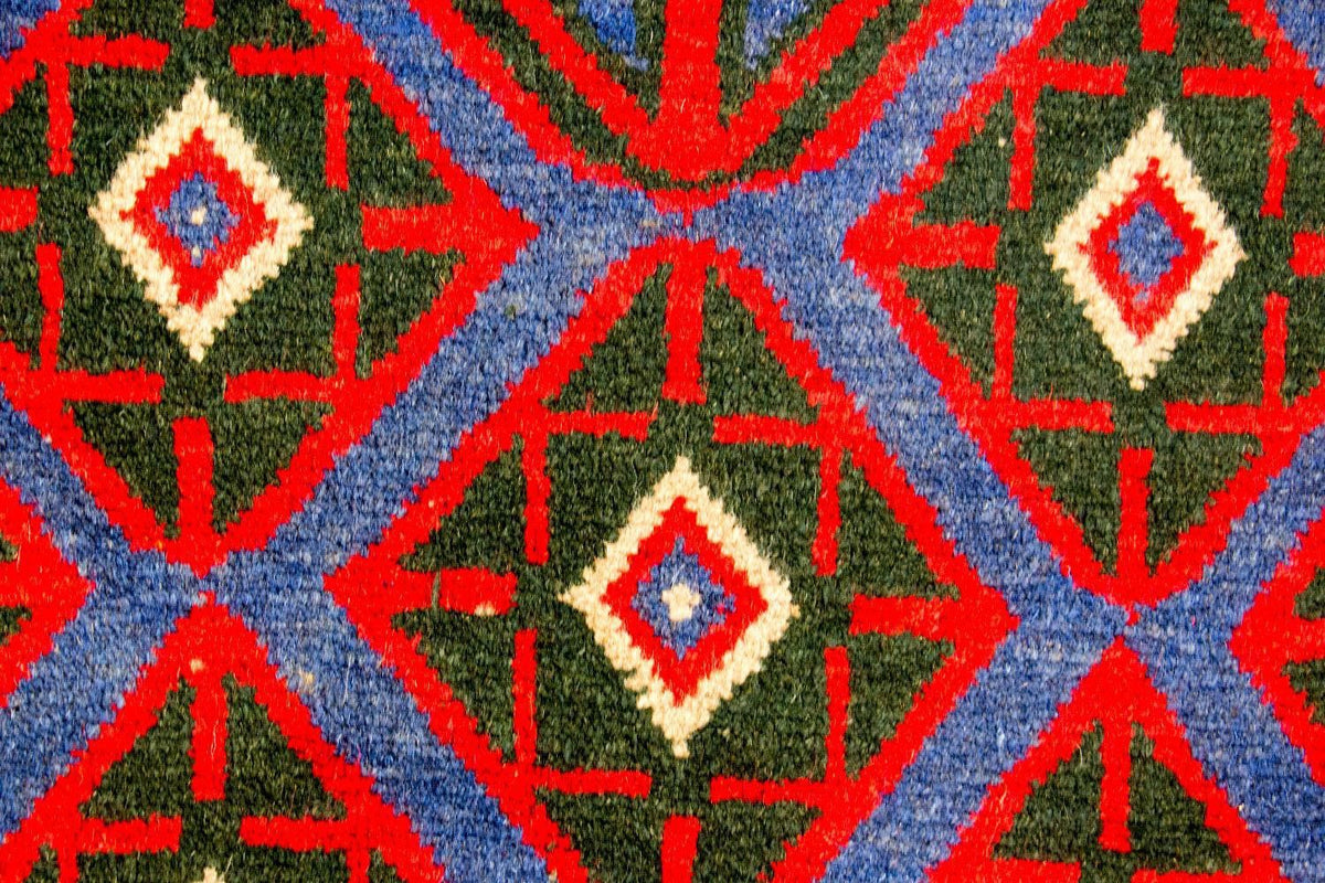 Alfombra Belutsch - 135 x 82 cm - rojo