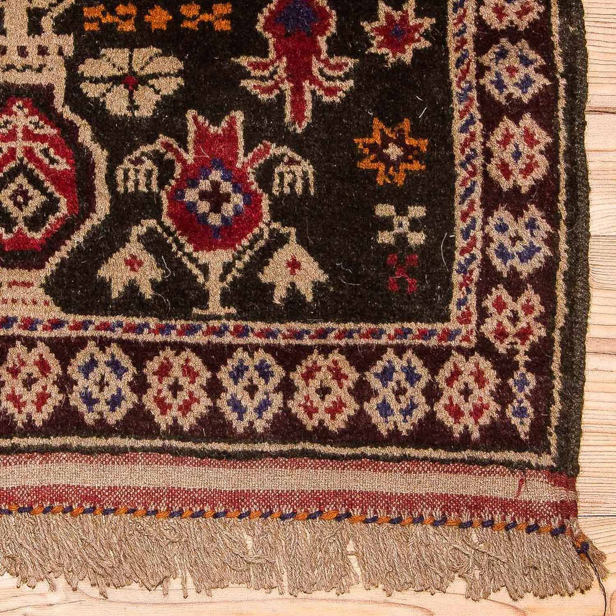 Alfombra Belutsch - 133 x 77 cm - marrón