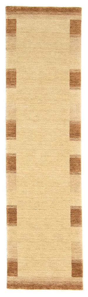 Alfombra de pasillo Alfombra Gabbeh - Indus - 200 x 80 cm - beige